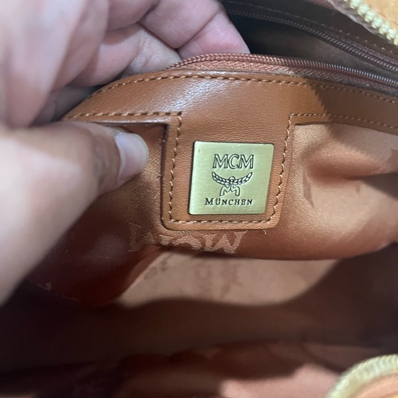 MCM COGNAC VISETOS HANDBAG - Picture 15 of 16